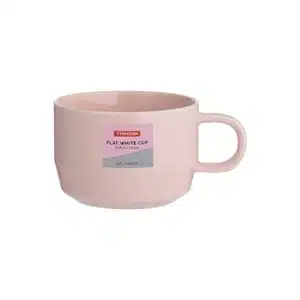 Typhoon Cafe Concept Flat White Mug Pink 300ml