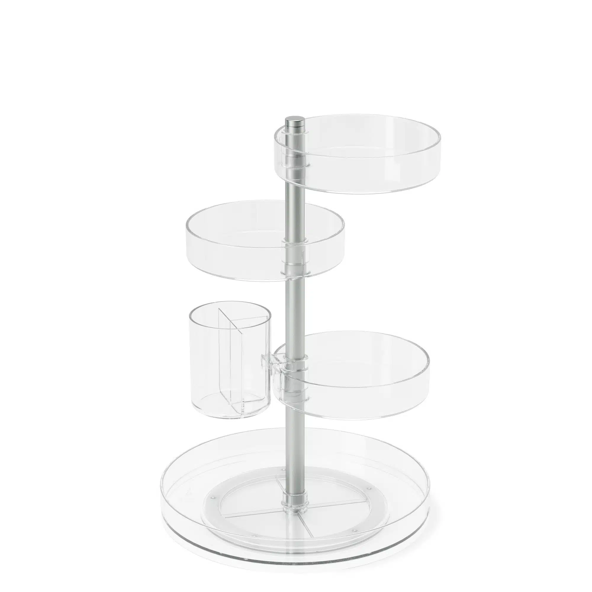 Umbra Pirouette Organizer Clear & Nickle