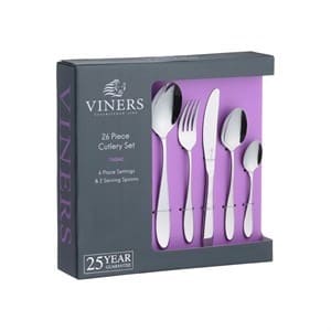 Viners Tabac Cutlery Set 26 Piece 18/0