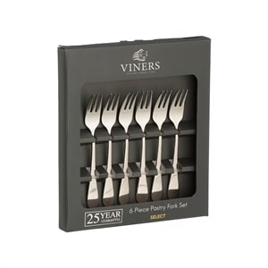Viners Select Pastry Forks 6 Piece 18/0