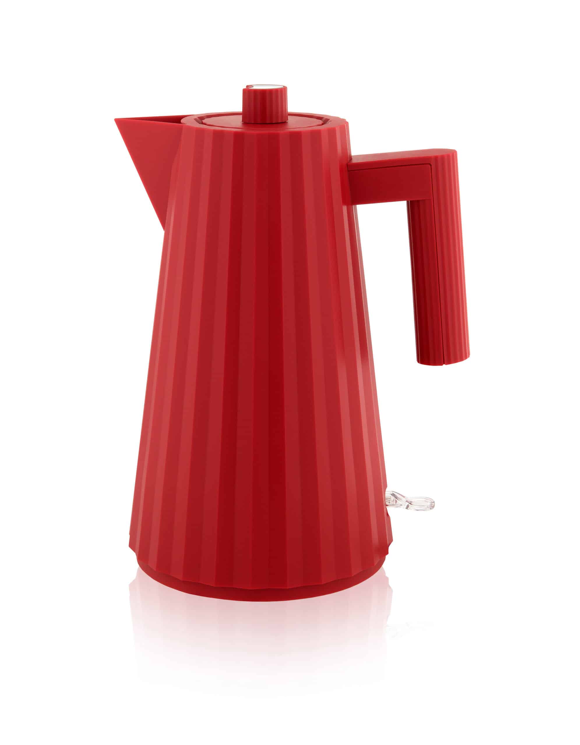 Alessi Plisse Electric Kettle 1.7 Litre Red