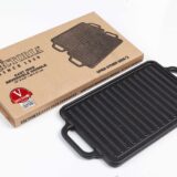 Victoria Cast Iron Rectangular Griddle 32cm