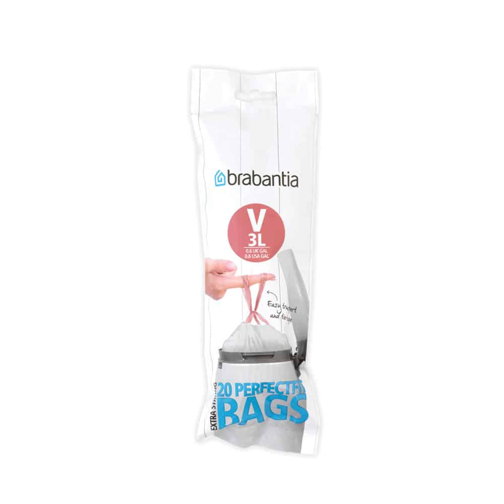 Brabantia Bin Liner Code V 3L  20 bags