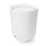 Umbra Step Waste Can With Lid White