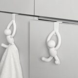 Umbra Buddy Over The Cabinet Hook White Set of 2