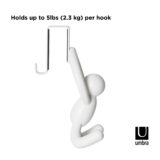 Umbra Buddy Over The Cabinet Hook White Set of 2