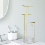 Umbra Tesora Jewel Stand Glass & Brass