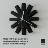 Umbra Ribbon Wall Clock 30cm Black