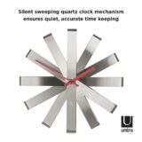 Umbra Ribbon Clock 30cm Steel