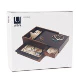 Umbra Stowit Jewelry Box Black And Walnut