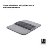 Umbra Udry Drying Mat Charcoal