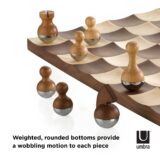 Umbra Wobble Chess Set Walnut