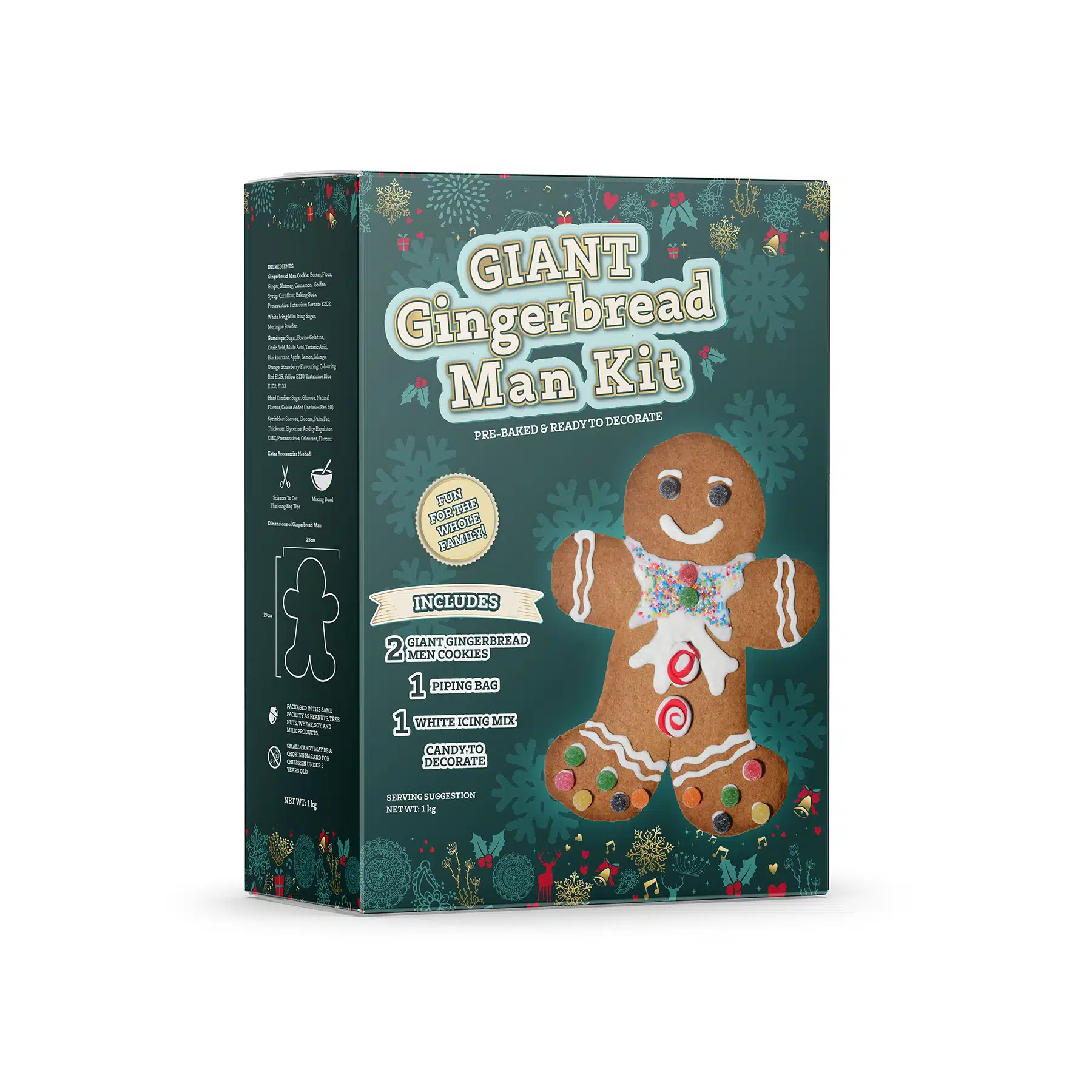 Gingerbread Man Kit 23x17cm