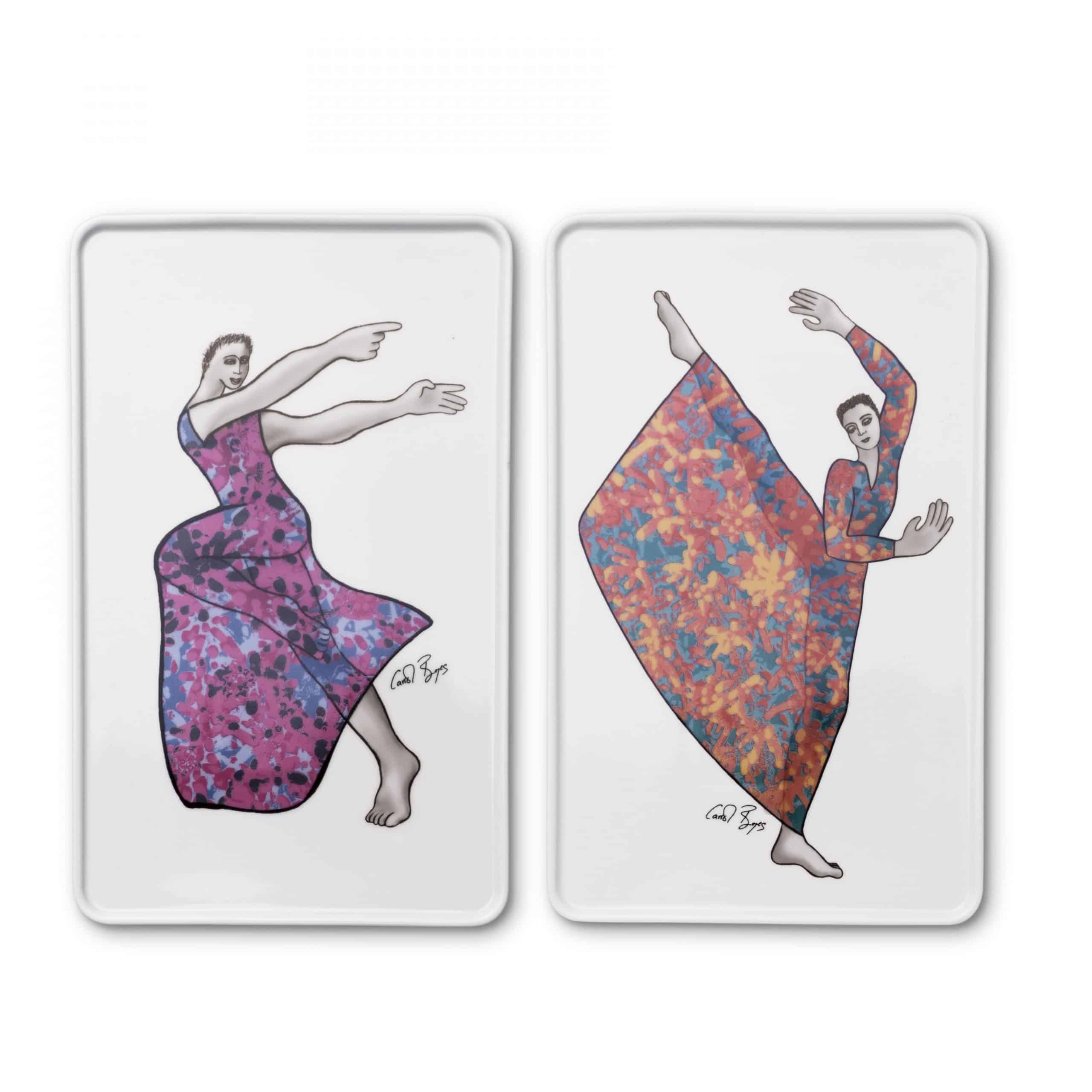 Carrol Boyes Platter Rectangle Set of 2 Dancer