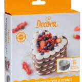 Decora Heart Pans For Layer Cakes Set of 5