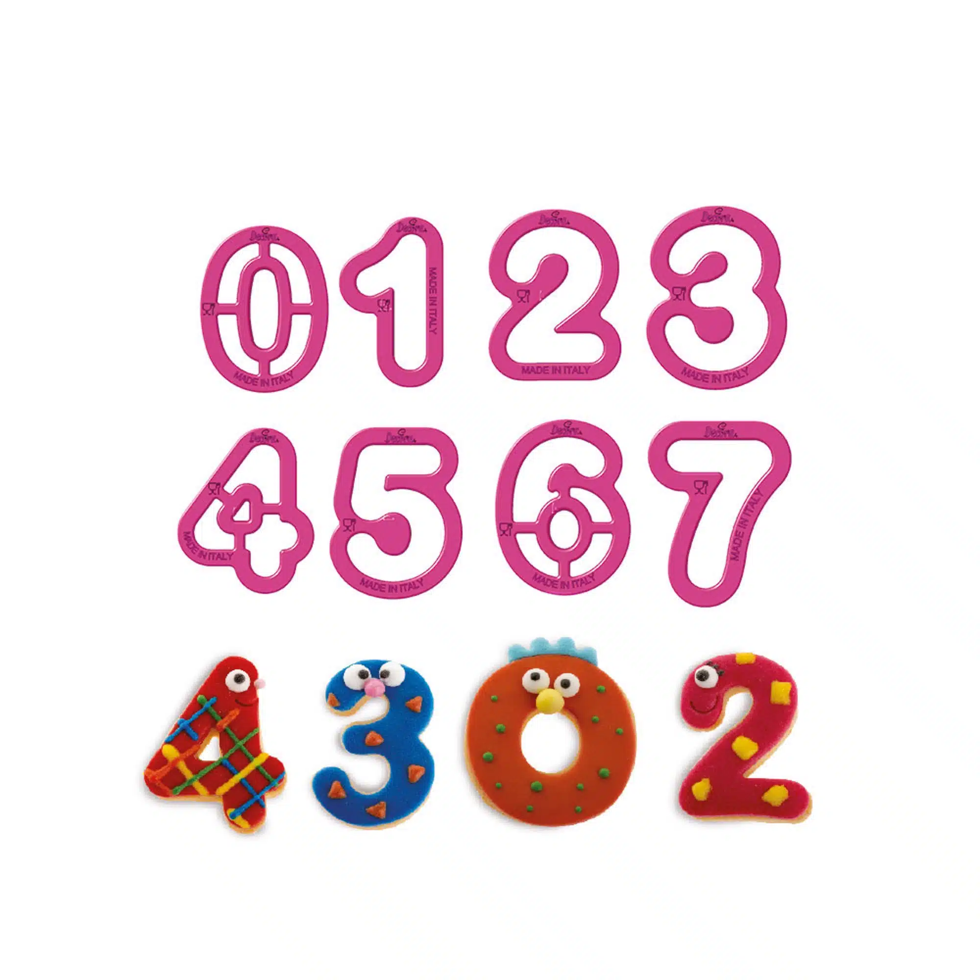 Decora Cookie Cutters Numbers Set of 9