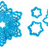Decora Cookie Cutters Frozen Star Tree Set of 8