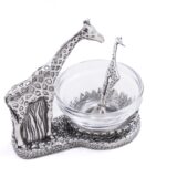 Earthangel Giraffe Condiment Bowl & Spoon