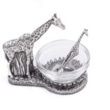 Earthangel Giraffe Condiment Bowl & Spoon