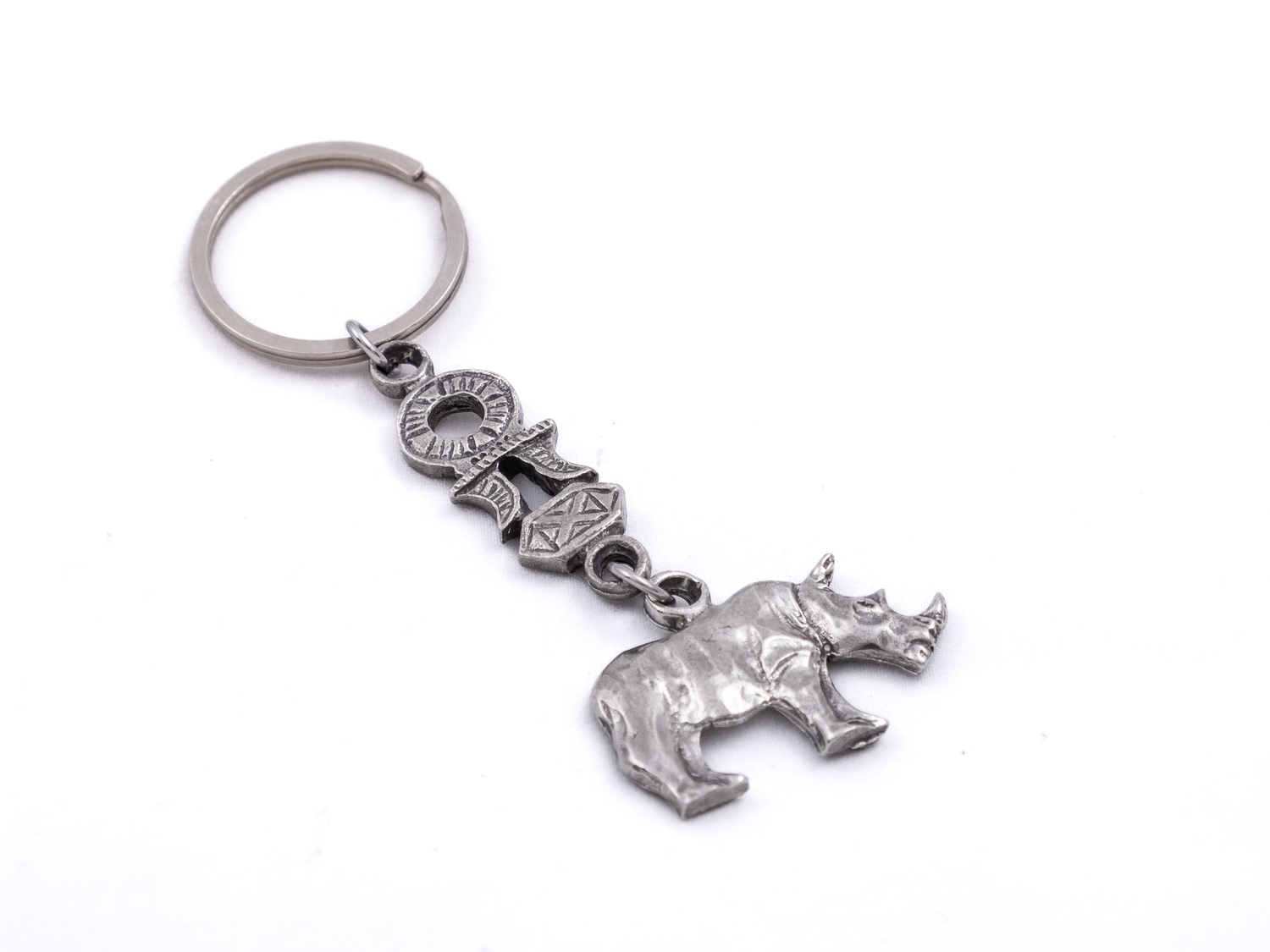 Earthangel Rhino Totem Key Ring