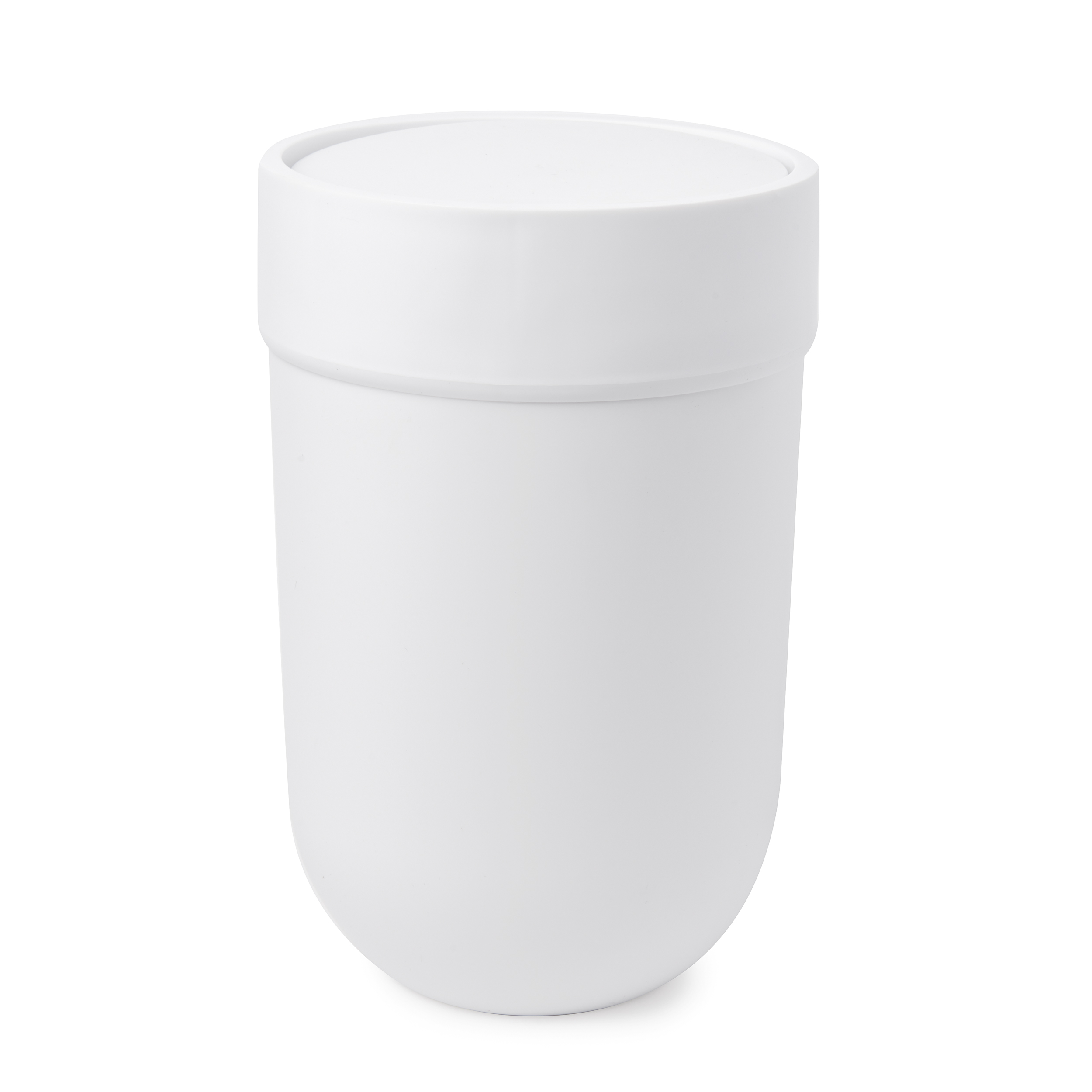 Umbra Touch Can With Lid White
