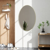 Umbra Hubba Mirror Oval Brass 60x91cm