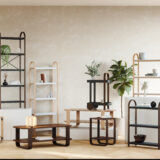 Umbra Bellwood Freestand Shelf 5 Tier White&Natura