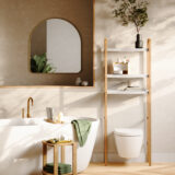 Umbra Bellwood Over The Toilet Shelf White & Natur