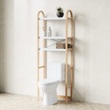 Umbra Bellwood Over The Toilet Shelf White & Natur