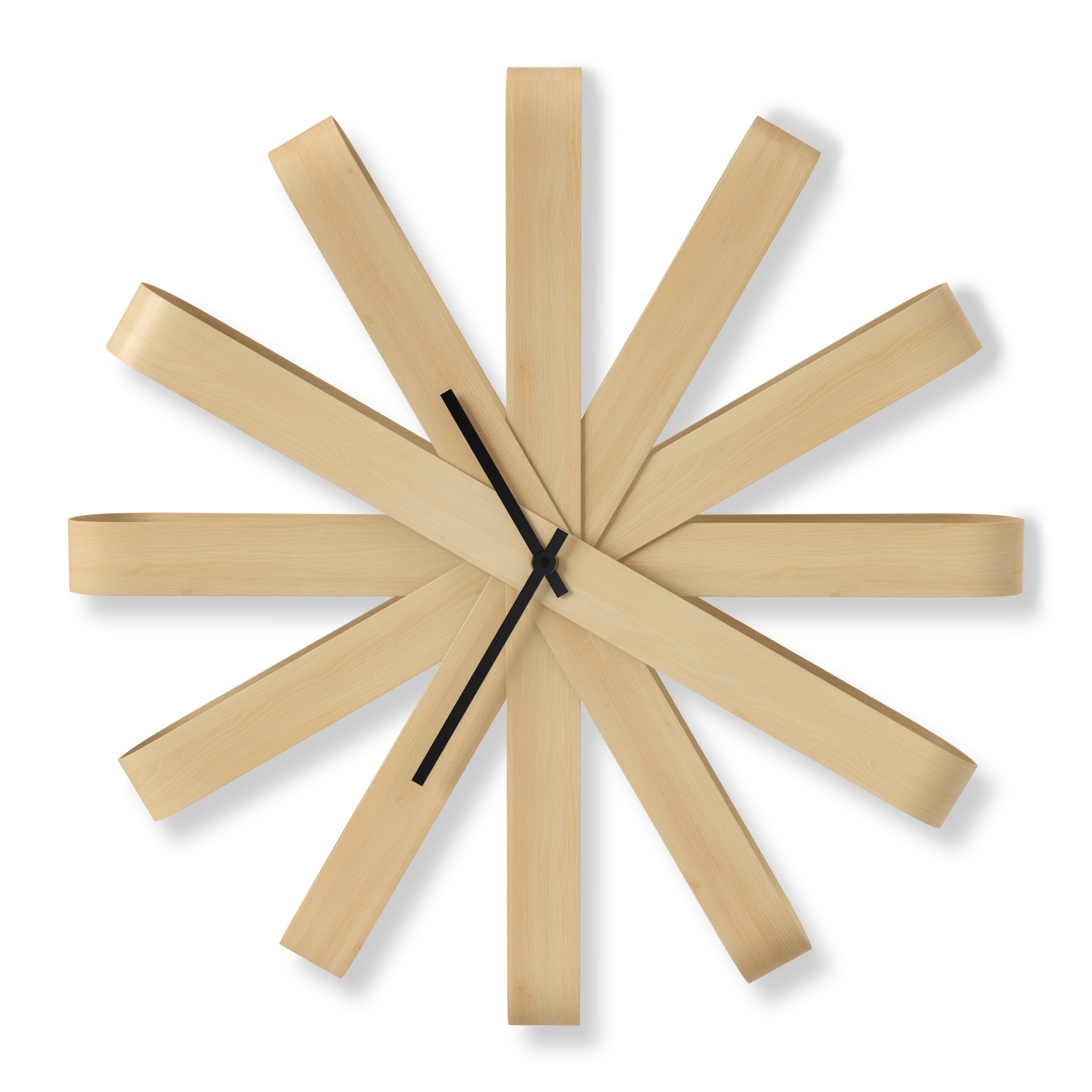 Umbra Ribbonwood Wall Clock Natural