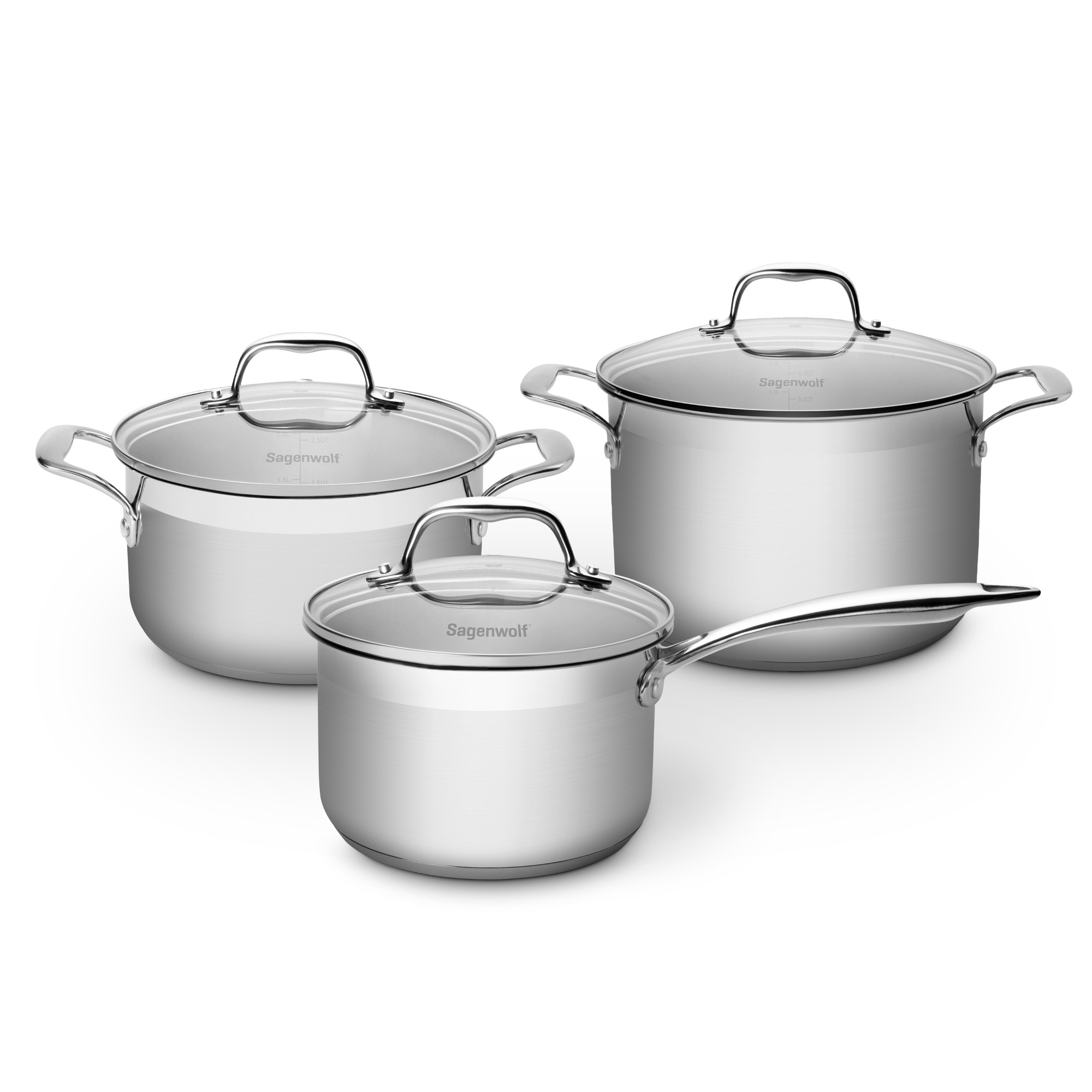 Sagenwolf Silver Series Cookware Set