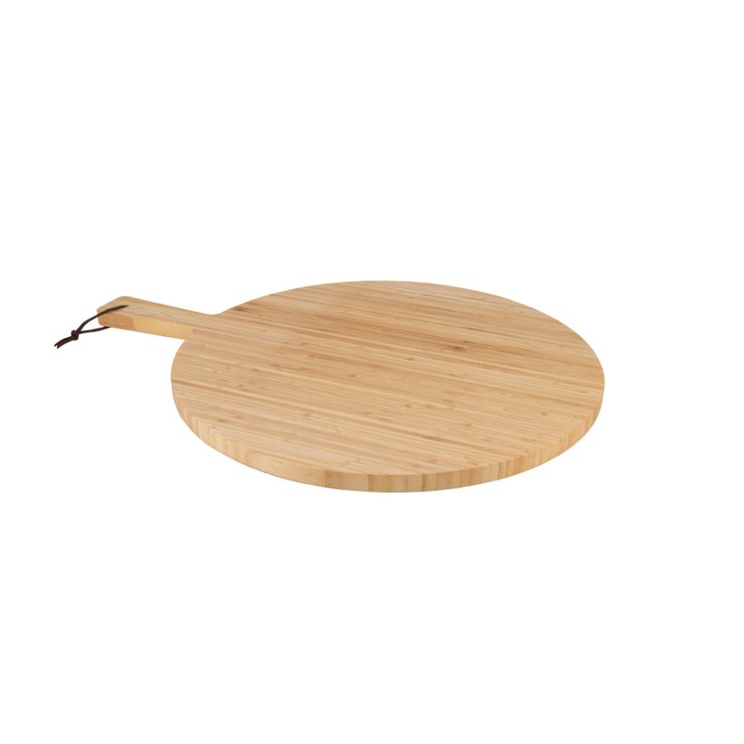 Regent Bamboo Large Round Serving Board w Handle