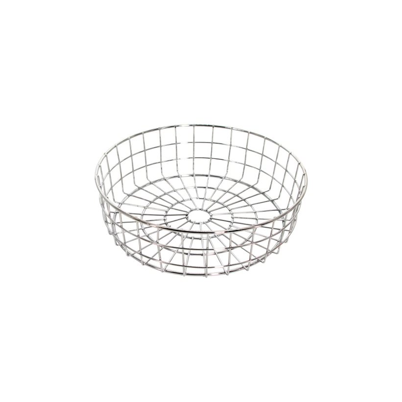 Regent Chrome Wire Basket Round 254mmx75mm