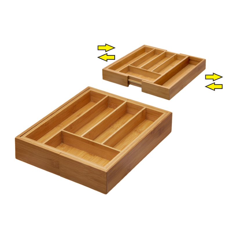 Regent Bamboo Expandable Cutlery Tray