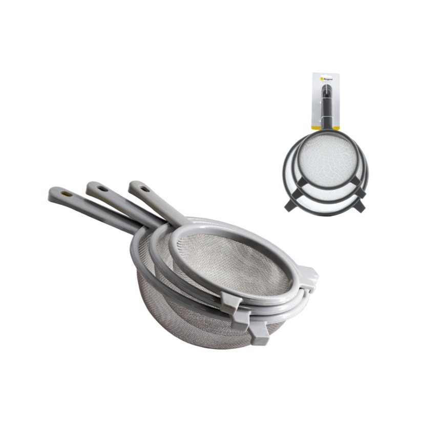 Regent Strainers with Plastic Frame Set of 3