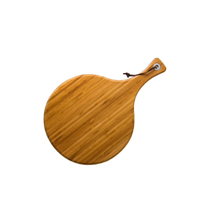 Regent Bamboo Paddle Round Serving Board 43x28x1.6