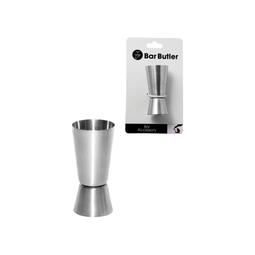 Bar Butler Double Tot Measure Stainless Steel