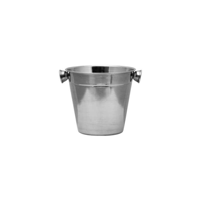 Bar Butler Ice Bucket with Knobs Stainless Steel1L