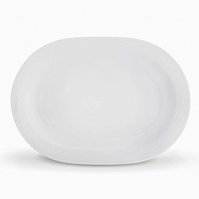 Noritake Arctic White Oval Platter Small 25.8cm