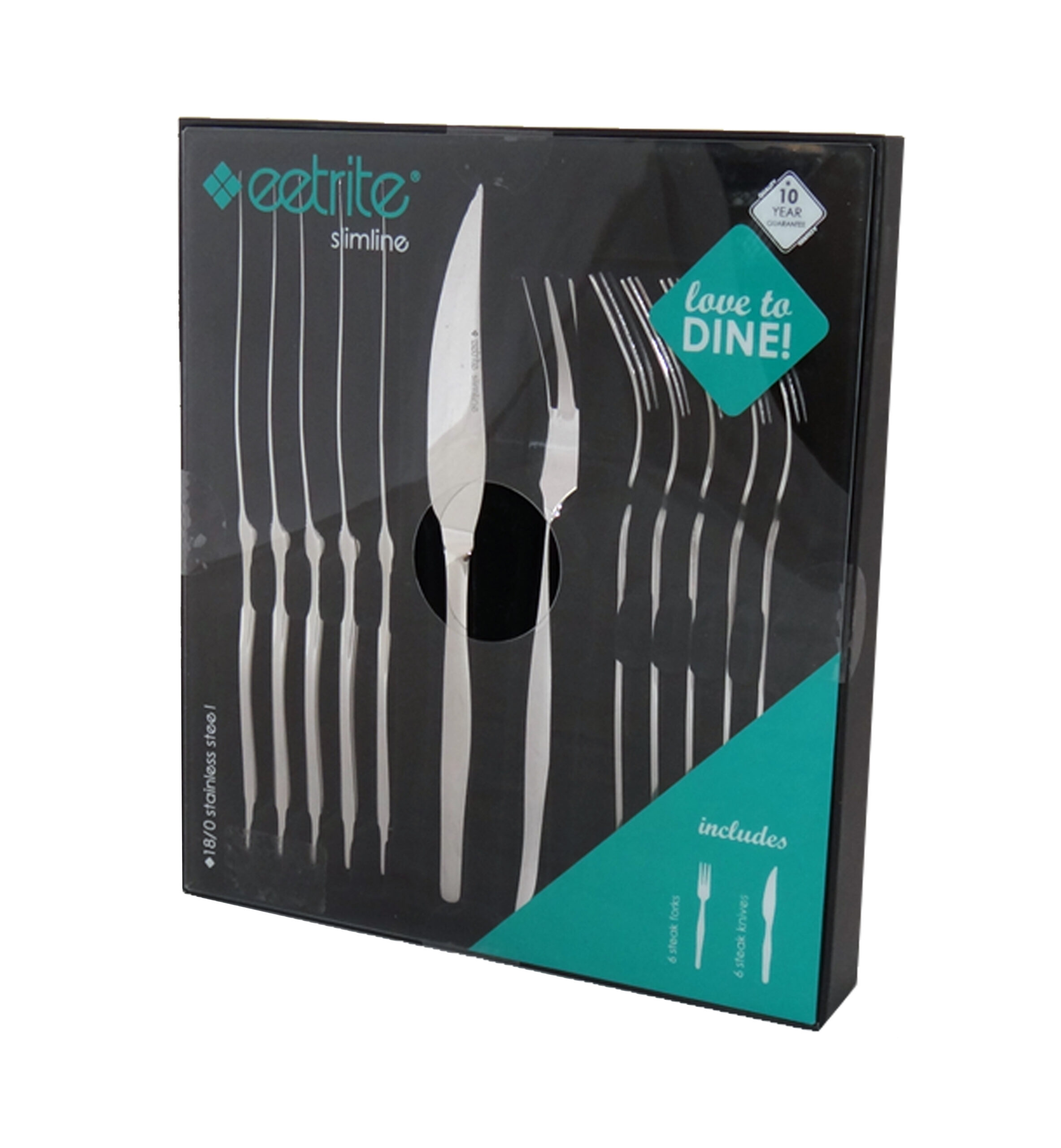 Slimline Steak Set 12 Pieces