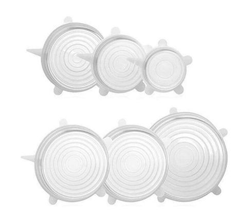Kitchen Junkies Silicone Stretchy Lids Set of 6