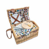 Picnic Basket Forest 4 Person with Cheeseboard