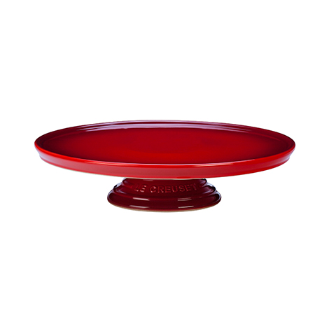 Footed Cake Stand 30cm Cerise