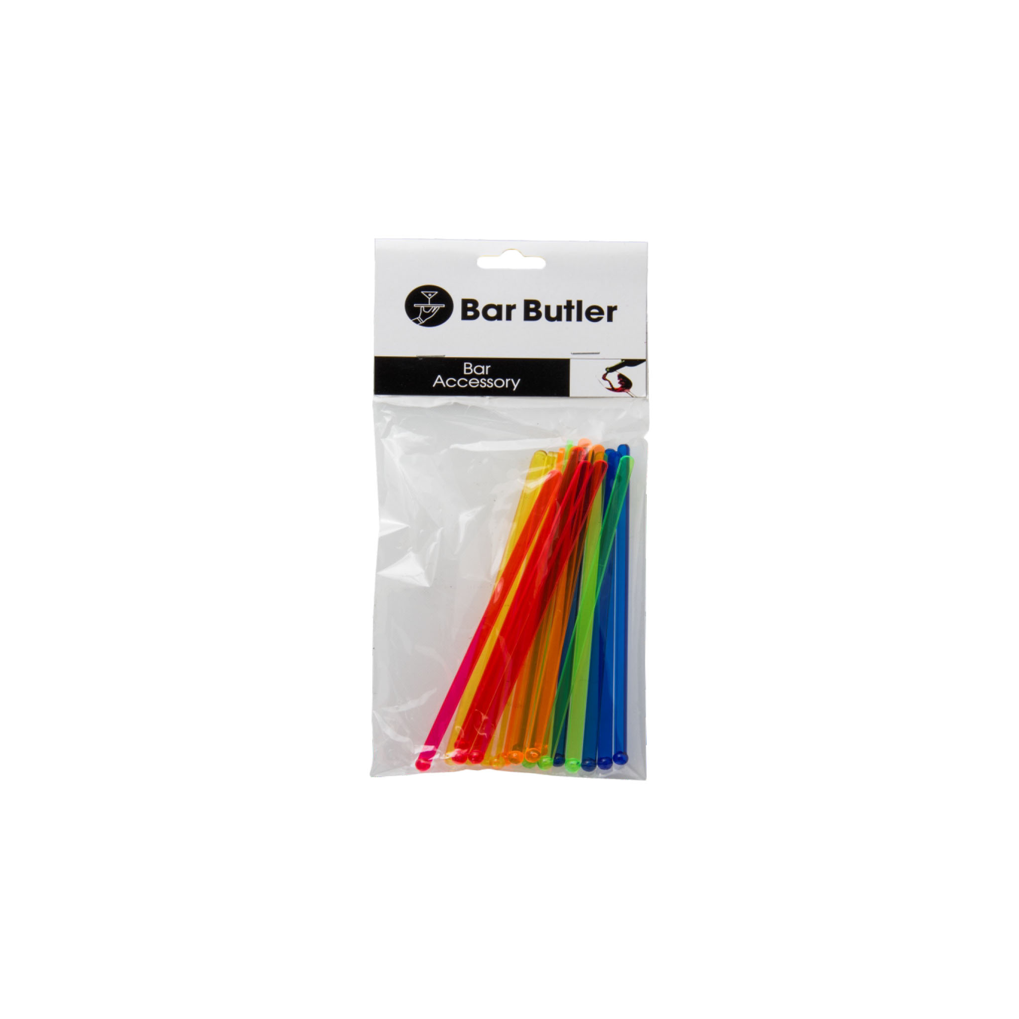 Bar Butler Coloured Stirrers 20 Pc Pack