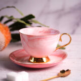 London Teacup & Saucer Pink