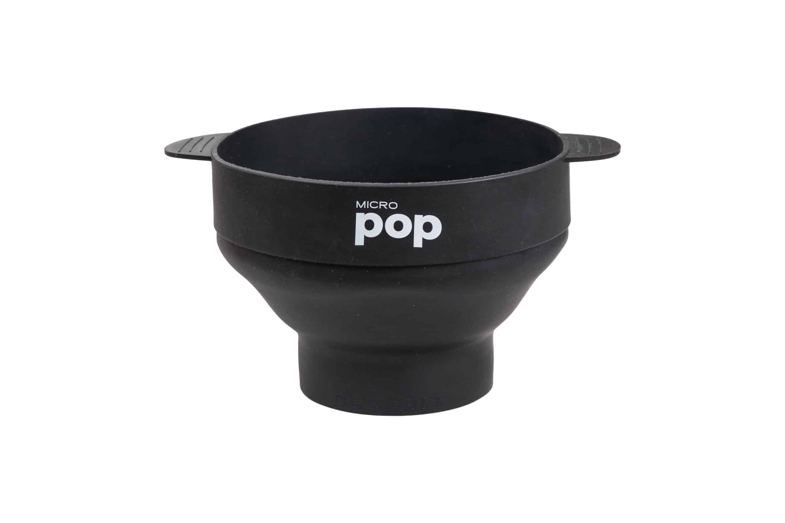 Micro Pop Silicone Microwave Popcorn Popper Black