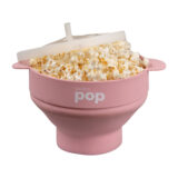 Micro Pop Silicone Microwave Popcorn Popper Pink