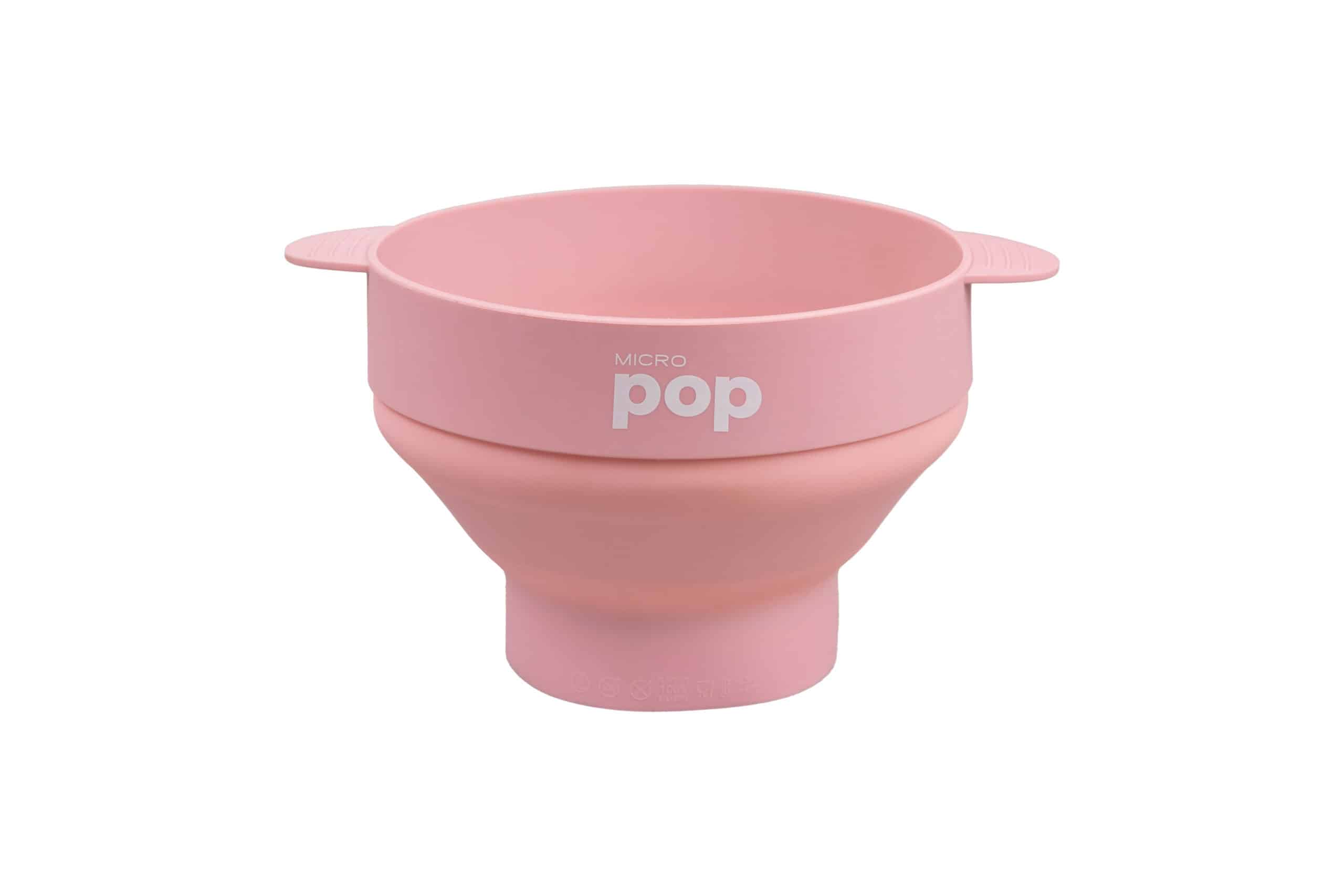 Micro Pop Silicone Microwave Popcorn Popper Pink