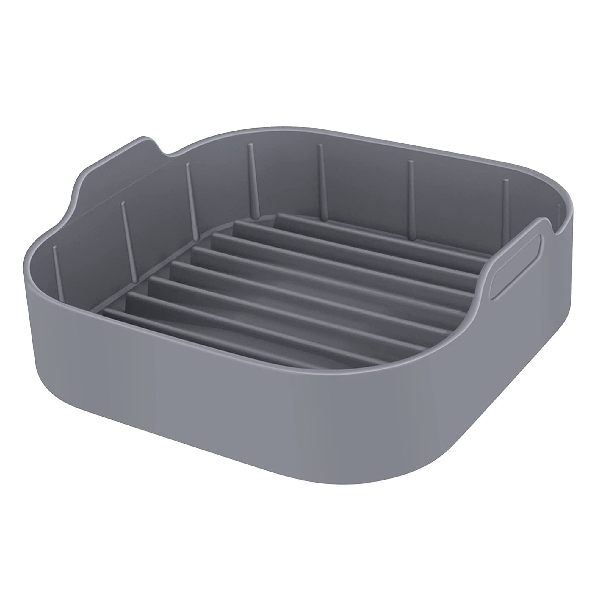 Creative Silicone Air Fryer Pot Basket Square