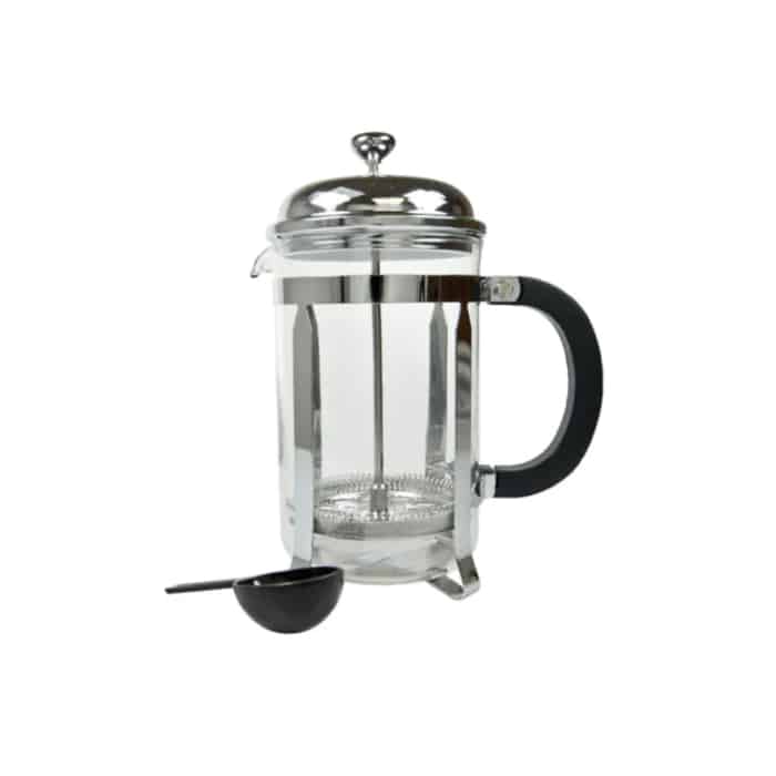Coffee Plunger 1.6L 12 cup Chrome Frame